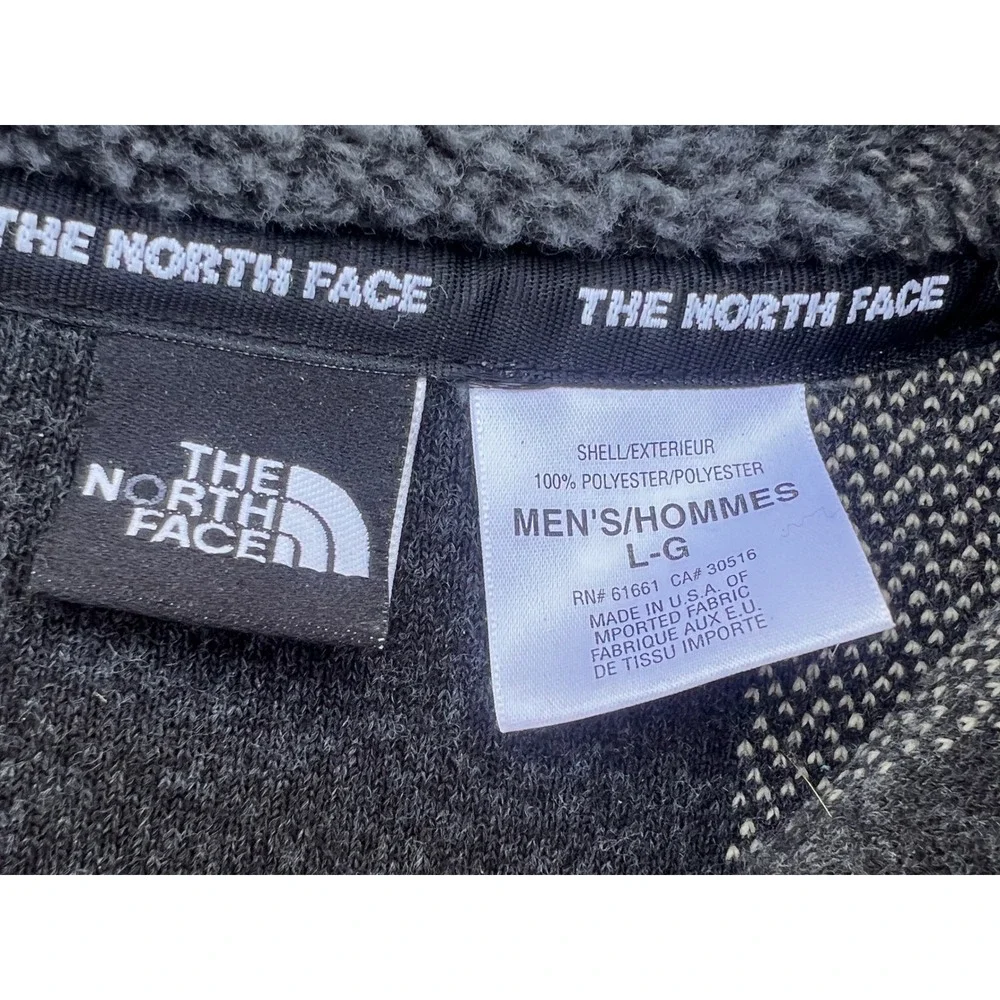 The North Face Vintage Sherpa Fleece Quarter Zip Southwestern‎ Star Mens Large